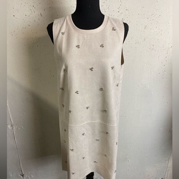 #320 ADORE She Can Love Vegan Suede Mini Dress - Picture 2 of 7